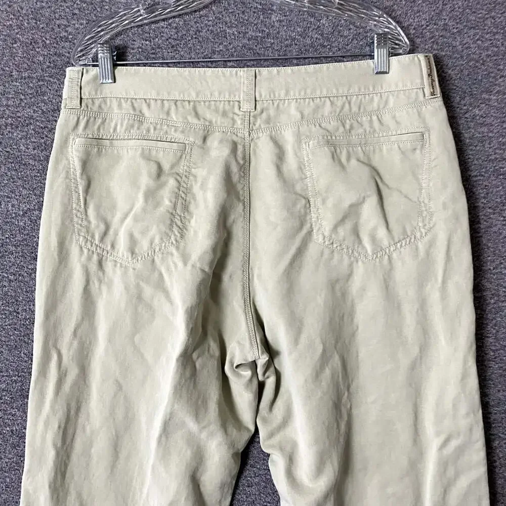 Tommy Bahama Men’s Size 36x32  Beige Relaxed Straight Leg Lyocell Chino Pants